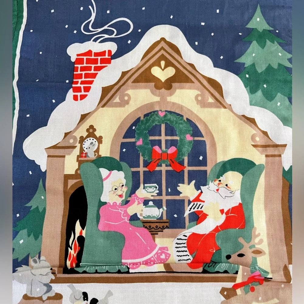 NEW! Vintage Avon Fabric Christmas Countdown Calendar With Moveable Mouse - Picture 5 of 6